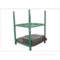 Steel Metal Storage Racking With 1/8"t Top Cap And Bottom Cap , Used As Pallet